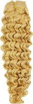 Remy Human Hair extensions curly 14 - blond 613#