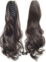 Brazilian Paardenstaart, Ponytail extensions wavy – bruin 6#