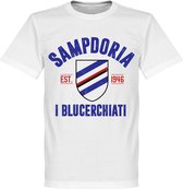 Sampdoria Established T-Shirt - Wit - 5XL