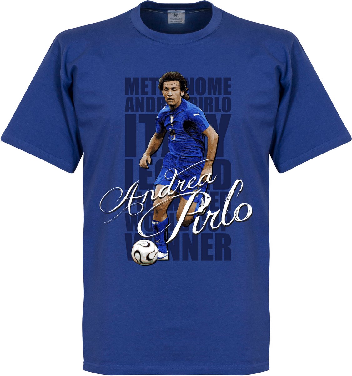Pirlo Legend T-Shirt - Blauw - Kinderen - 152