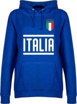 Italië Team Dames Hoodie - Blauw - XL