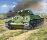 Zvezda - Soviet Tank T-34 (Zve6101) - modelbouwsets, hobbybouwspeelgoed voor kinderen, modelverf en accessoires