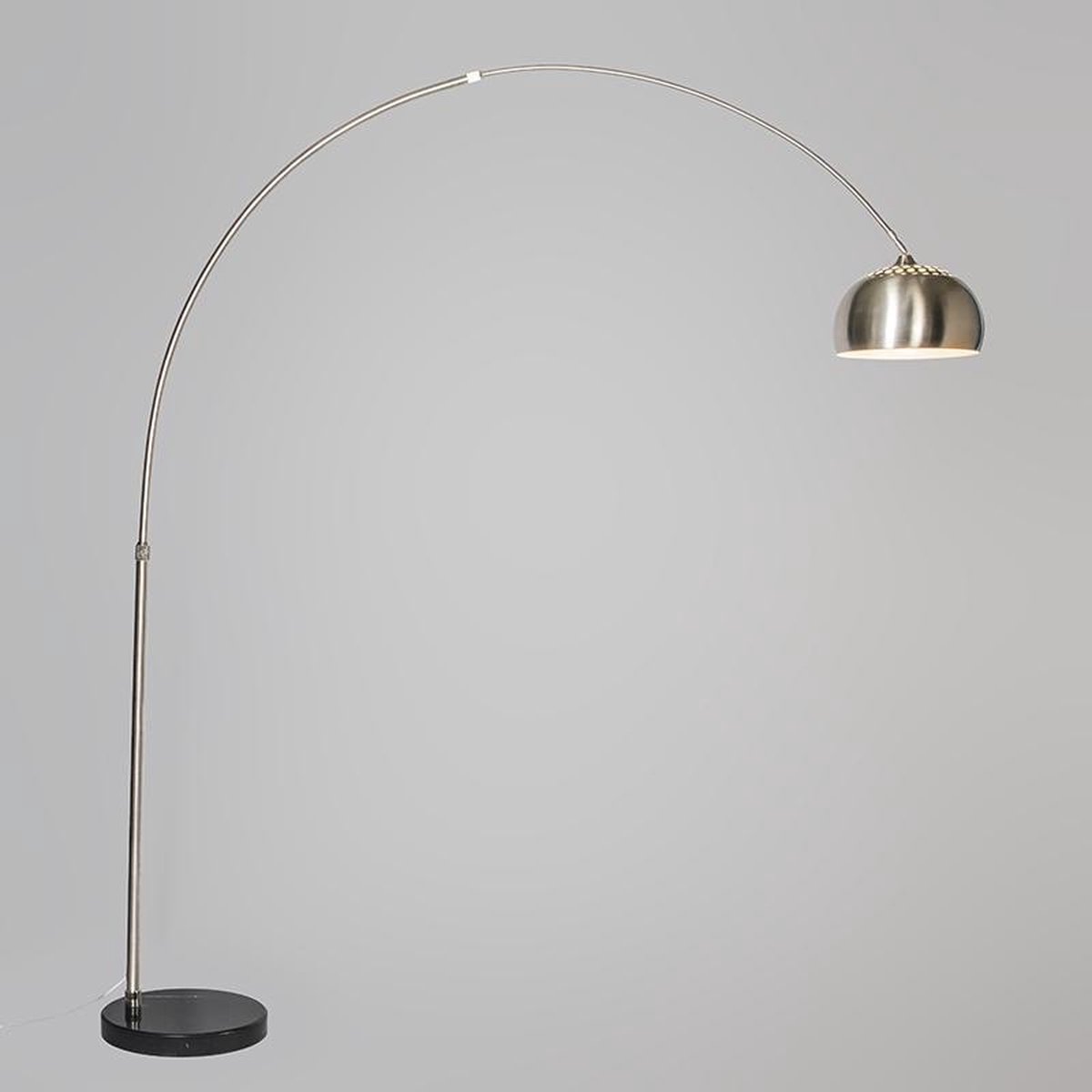 QAZQA xxl Staande booglamp 1 lichts H 2690 mm Staal