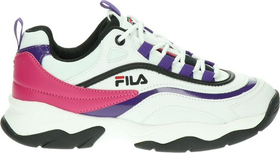 Fila Ray low dames dad sneaker - Wit multi - Maat 38 | bol.com