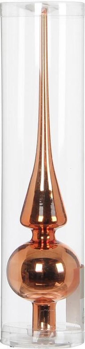 Koper glazen piek glans 26 cm - Koperen | bol.com