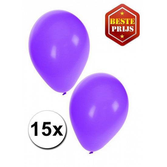 Helium tank met 30 paarse ballonnen - Paars - Heliumgas met ballonnen voor een thema feest - Shoppartners