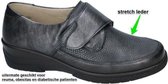 Solidus -Dames -  grijs  donker - comfortschoenen - maat 39½