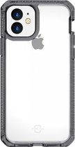 ITskins Hybrid Frost cover voor Apple iPhone 11 - Level 2 bescherming - Transparant/Zwart