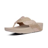 FitFlop™ Paisley Rope Toe-Thongs Microfibre Platino - Maat 36