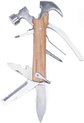 Kikkerland Multitool hamer - 10 in 1 - Platte schroevendraaier - Flesopener - Ruimer - Zaagblad - Vijl - Mes - Kruiskop schroevendraaier - Tang - Draadknipper