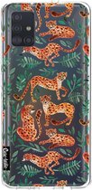 Casetastic Samsung Galaxy A51 (2020) Hoesje - Softcover Hoesje met Design - Cheetah Life Print