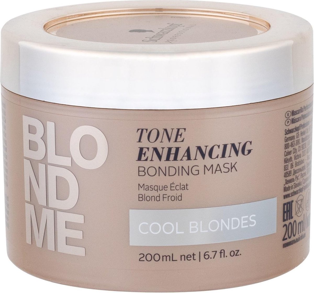 Schwarzkopf Professional - Nourishing mask for highlighting cool blonde  shades BLONDME... | bol.com