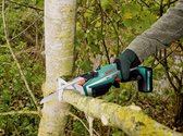 Bosch DIY Keo draadloze tuinzaag met accu, vasthoudbeugel "A-Grip", mes voor vers hout, 3-uurs-oplader, 10,8 V, maximaal doorzaagvermogen voor 80 mm diameter