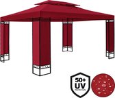 Deuba Paviljoen Elda rood XXL 3 x 4m