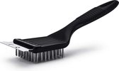 Barbecue Barbecue Brosse Et Grattoir Inox / Plastique Noir 20 Cm