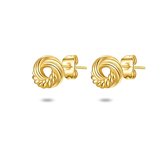 Twice As Nice Oorbellen in 18kt verguld zilver