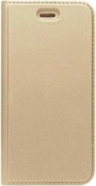 ADEL Premium Kunstleren Book Case Pasjes Magneetsluiting Hoesje voor Samsung Galaxy A5 (2017) - Goud