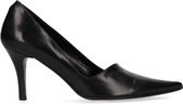 Manfield - Dames - Zwarte pumps leer - Maat 36