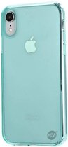 iPhone XR siliconenhoesje Turquoise / Siliconen Gel TPU / Back Cover / Hoesje iPhone XR turqoise doorzichtig