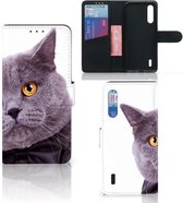 Xiaomi Mi 9 Lite Telefoonhoesje met Pasjes Kat