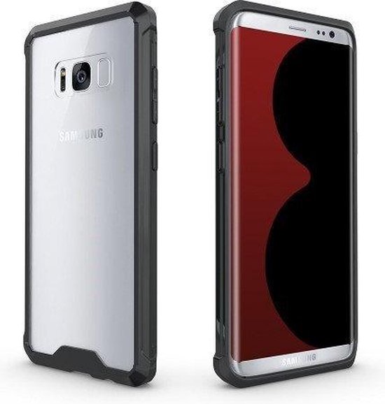 Samsung Galaxy S8 Plus Hybrid Armor Case Zwart 4835