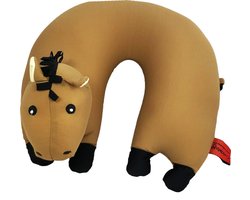 foto van Cuddlebug U-shape kussen - Paard - Knuffel - Kinderen - R pet