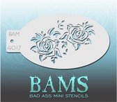 Bad Ass BAM stencil 4017