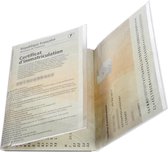 Pak van 10 beschermhoezen - voor nieuwe grijze kaart 3 kleppen - PVC 20/100ste - 85x125mm, Transparant