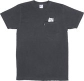 RIPNDIP Lord Nermal Pocket T-Shirt Over Dyed Black