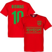 T-Shirt Équipe Bangladesh Biswas 10 - Rouge - M
