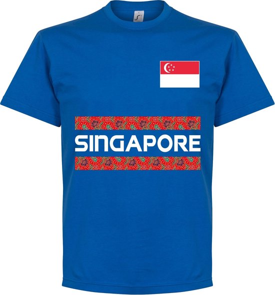 Singapore Team T-Shirt - Blauw  - S