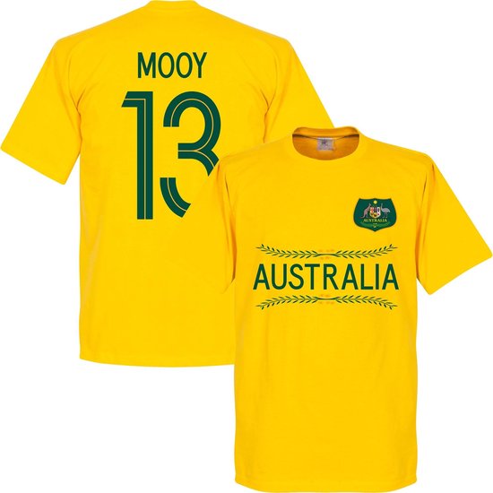 T-Shirt Australia Mooy Team - Jaune - XXXL