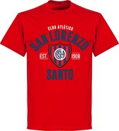 San Lorenzo Established T-Shirt - Rood - XS