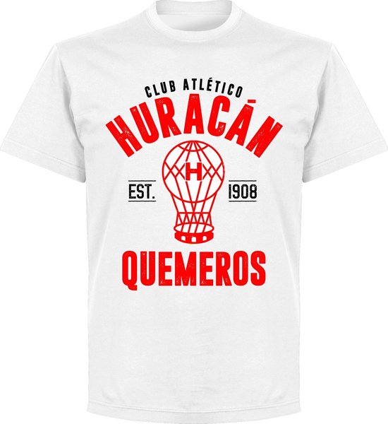 CA Huracan Established T-Shirt - Wit - 3XL