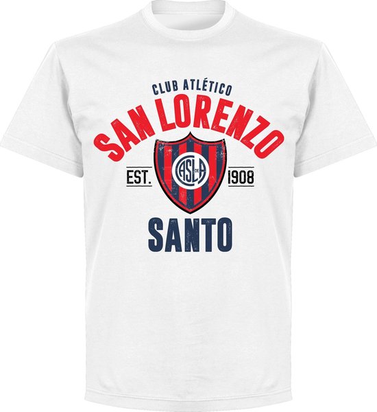 San Lorenzo Established T-Shirt - Wit - 3XL