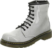 Dr. Martens 1460 Glitter J Silver Coated Glitter Pu Meisjes Laarzen - Zilver - Maat 35