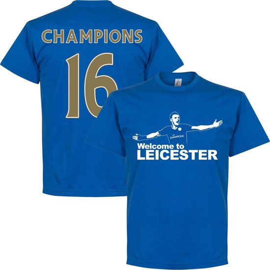 Welcome To Leicester Champions T-Shirt 2016 - XL