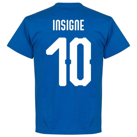 T-Shirt Team Insignia 10 d'Italie - Bleu - M