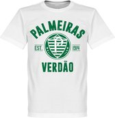 T-Shirt Palmeiras Established - Blanc - XS