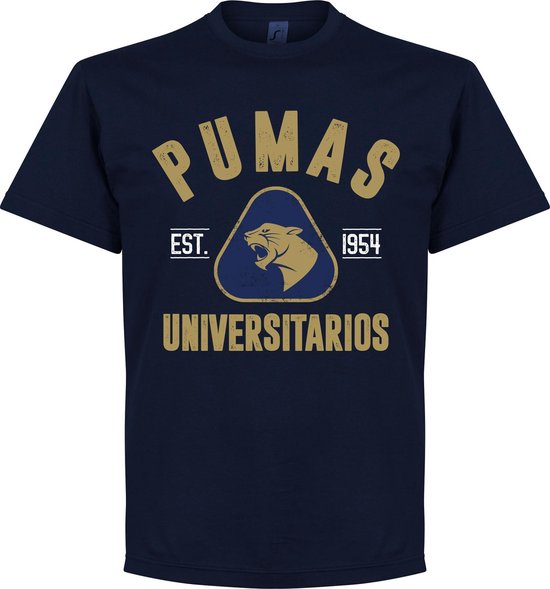 Pumas Unam Established T-shirt - Navy - XXXXL