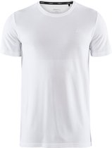 Craft Fuseknit Light Sportshirt Heren - White - Maat L