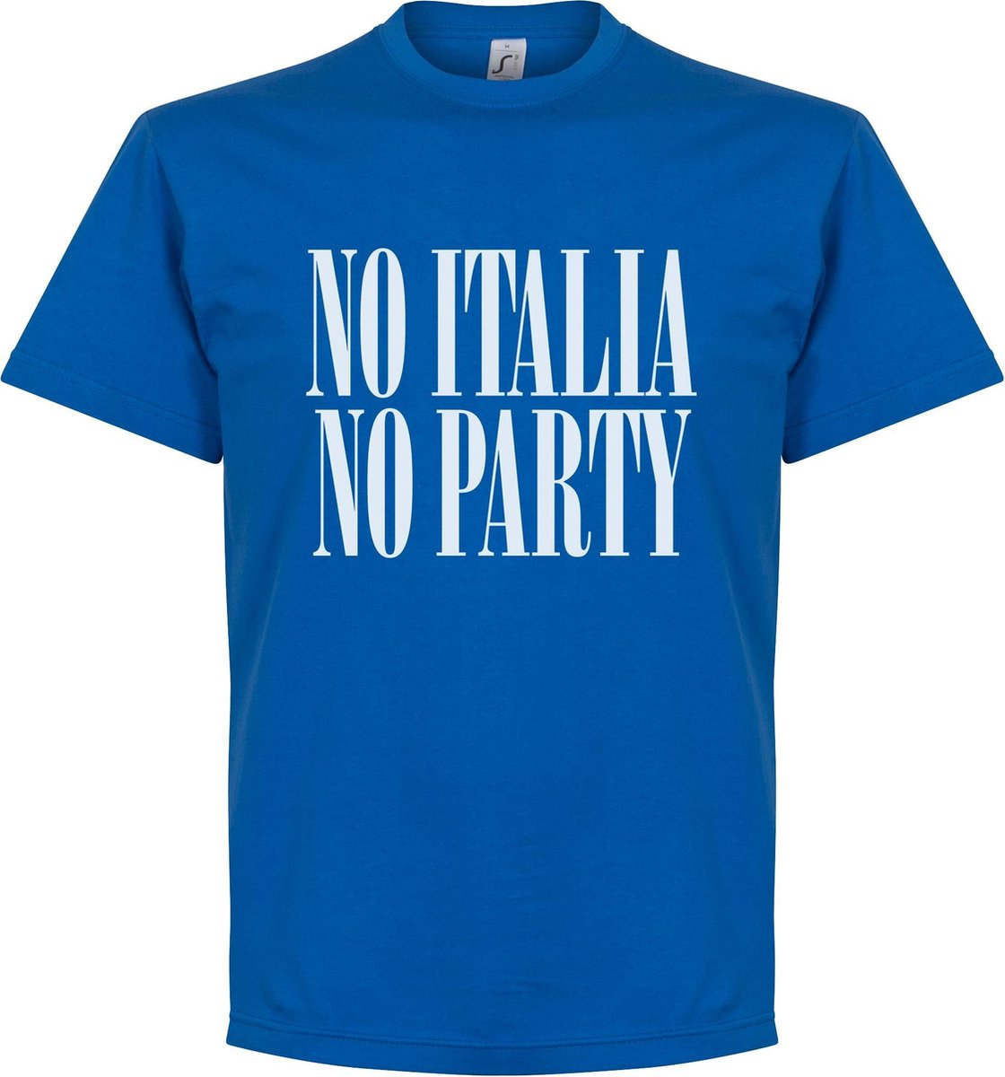 No Italia No Party T-Shirt - XXL