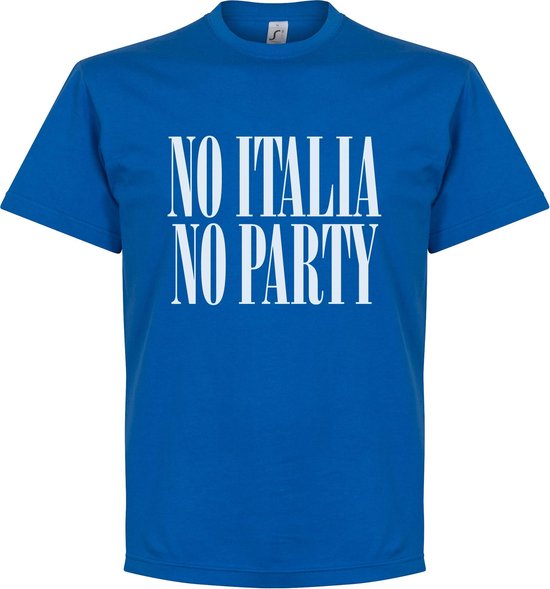 No Italia No Party T-Shirt - XXL