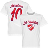 Los Cebollitas Maradona 10 T-Shirt - Wit - M