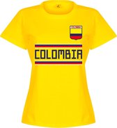 Colombia Dames Team T-Shirt - Geel - XXL