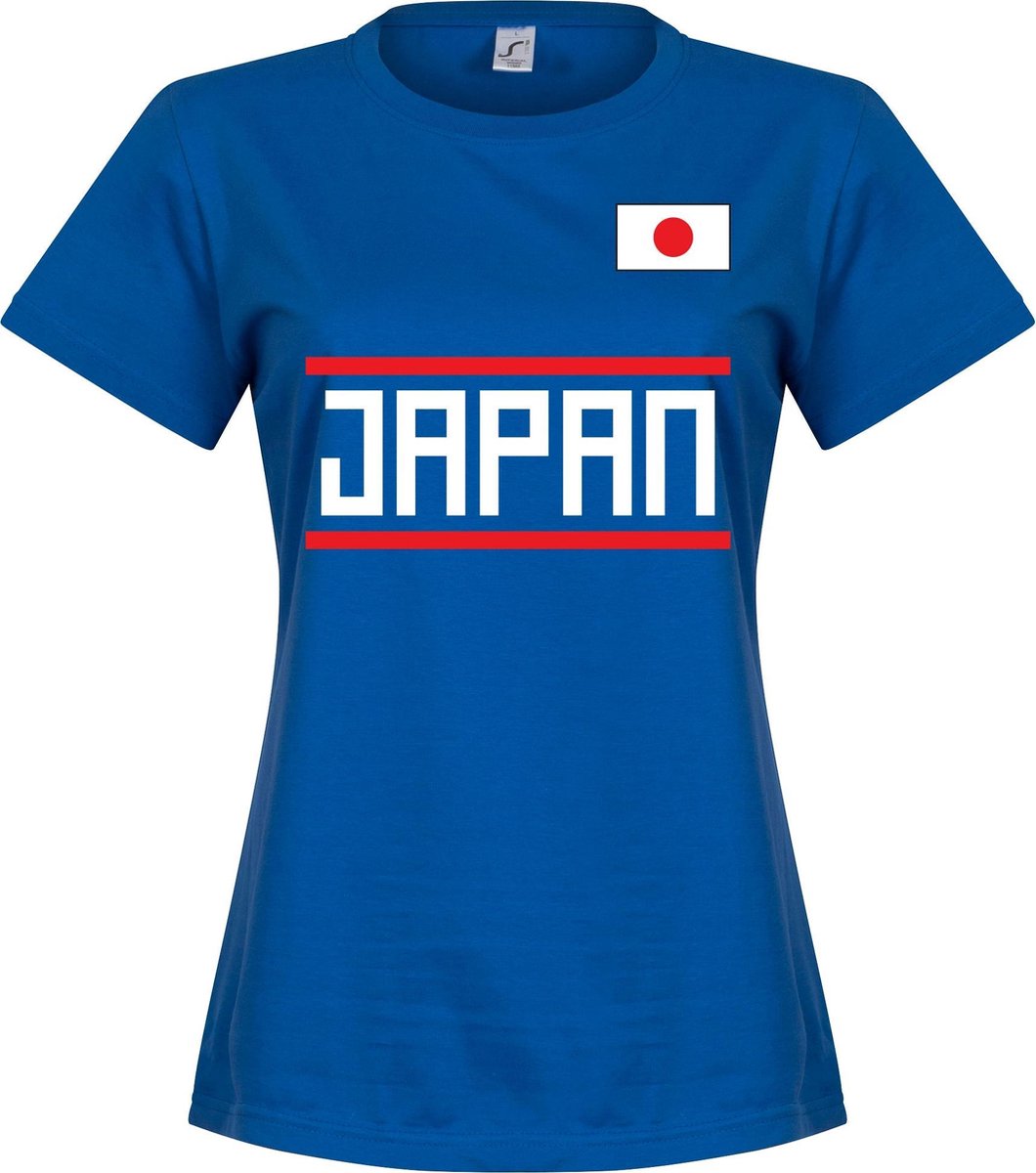 1060x1200.jpg Japan Dames Team T-Shirt - Blauw - L - Afbeelding 1