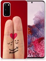 TPU Bumper Silicone Étui Housse pour Samsung Galaxy S20 Coque Téléphone Amour