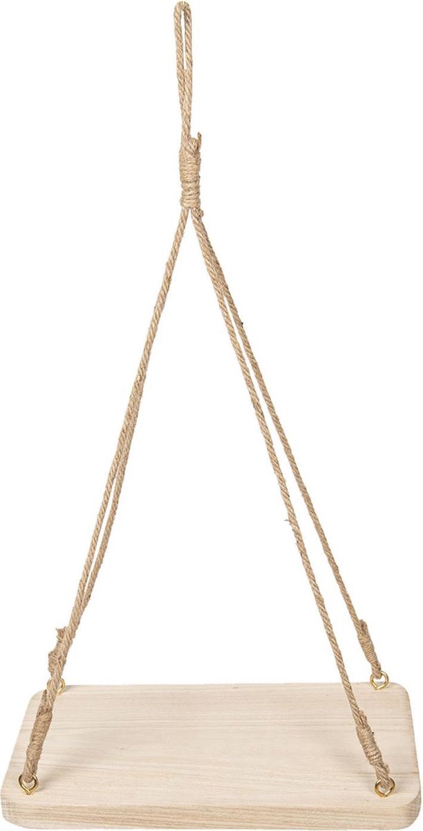 Clayre & Eef Plantenhanger 40x25x3/63 cm Beige Hout
