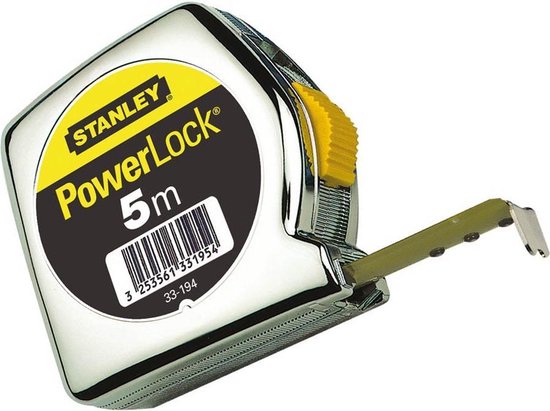 STANLEY Rolbandmaat Powerlock - 5 m - 19 mm