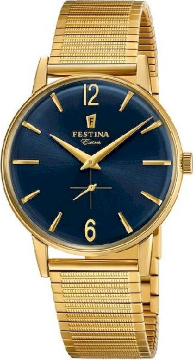 Festina F20251-4 Vintage - Horloge - Staal - Doublé - Ø 36 mm